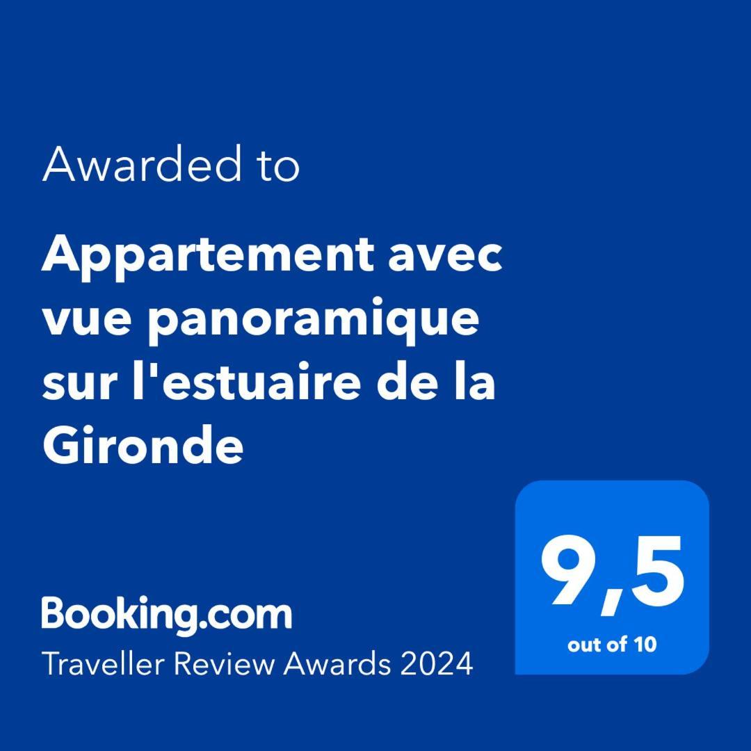 Appartement Avec Vue Panoramique Sur L'Estuaire De La Gironde Plassac  Экстерьер фото